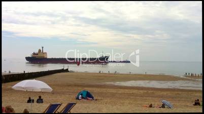 holidays on the beach time lapse