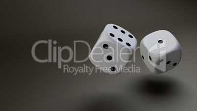 white dice