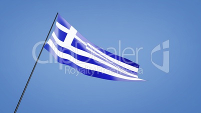 Greece flag wide