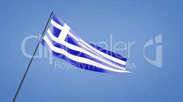 Greece flag wide
