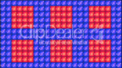 dj disco background red square