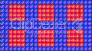 dj disco background red square