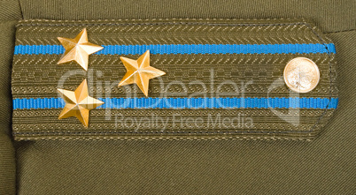 Shoulder strap colonel of the Russian Airborne Troops