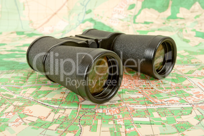 Russian army field binocular