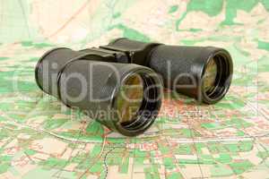 Russian army field binocular