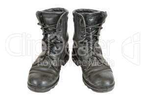 Black Army boots