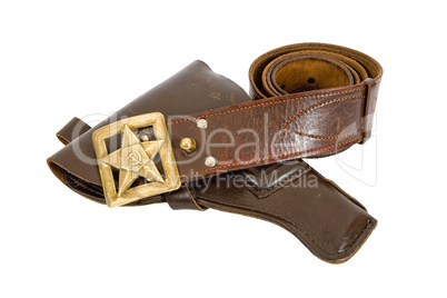 Old belt and holster