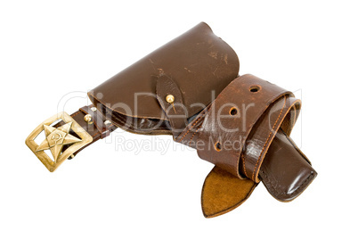 Old belt and holster