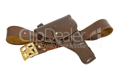 Old belt and holster