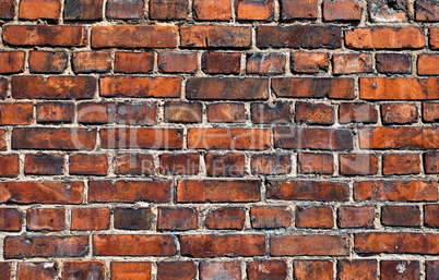 Old brick wall as background