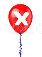 Balloon with Cancel Sign