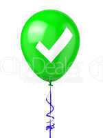 Balloon with Check Mark