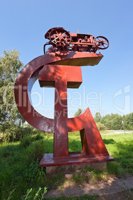 The first Soviet tractor of the twentieth century. A monument of