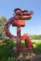 The first Soviet tractor of the twentieth century. A monument of