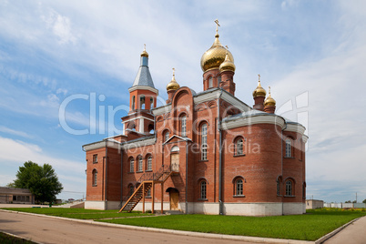 View of beautiful church in Samara region, Russia