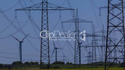 Wind Turbine and Power Lines