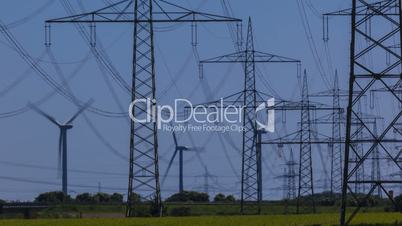 Wind Turbine and Power Lines