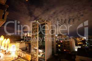 night view of the city Buenos Aires