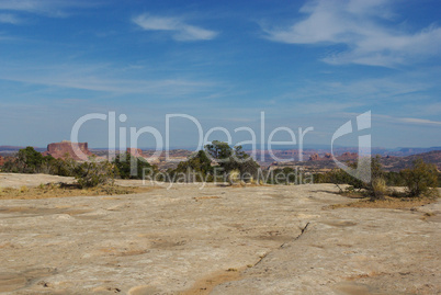 Wide high desert view near Canyonlands National Park, Utah