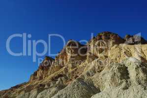 Sandstone formations in Golden Canyon, Death Valley National Park, California