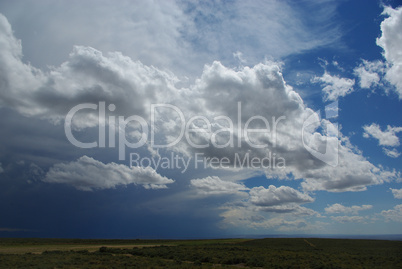 Mixed skies in Montana