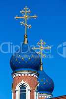 Cupolas of Russian church