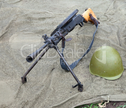 Soviet machine gun - Degtyaryov DP-28