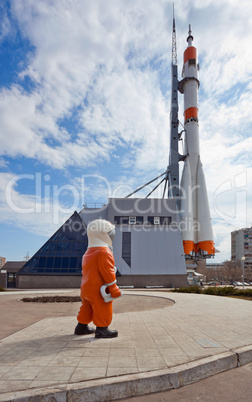 The Russian space transport rocket