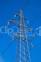 High voltage electricity pylon