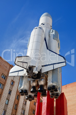 Spaceship Buran in Samara, Russia