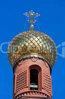 Golden Dome On Russian Orthodox Church
