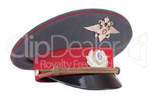 Russian Police cap isolated on white background