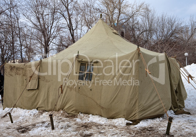 The Army expedition tents