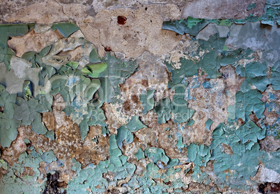Cracked grunge brick wall background