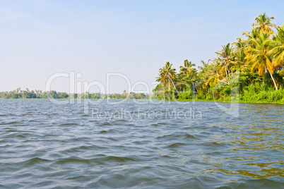 Backwaters in Kerala, Indien, India