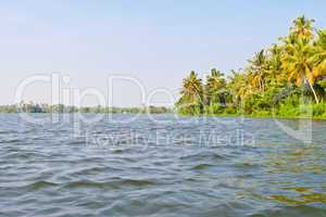 Backwaters in Kerala, Indien, India