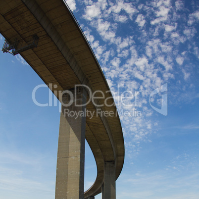 Curved Bridge in the Sky
