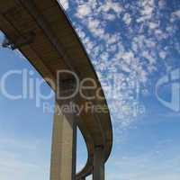 Curved Bridge in the Sky
