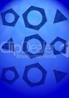Abstract background form of honeycombs