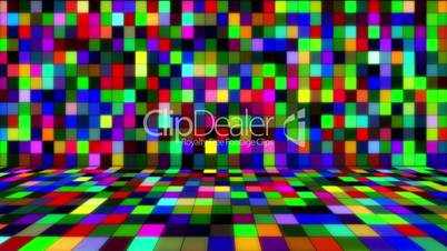 beaming multicolored squares musical loopable background