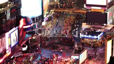 Times Square. Time lapse and loopable