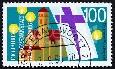 Postage stamp Germany 1990 Rummelsberg Diaconal Institution