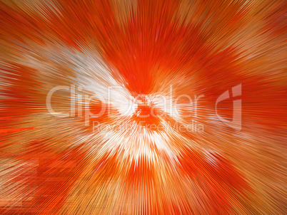 orange and white explosion