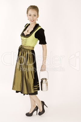 Bayrisches Mädchen in Tracht Bavarian girl costume