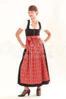 junge Frau in Tracht