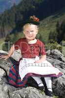 Kleines bayerisches Mädchen