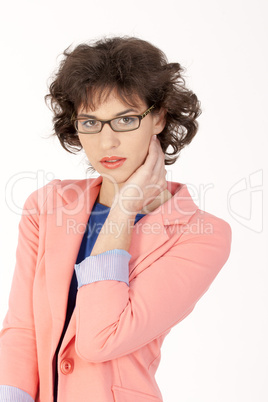 Frauen Portrait mit Brille