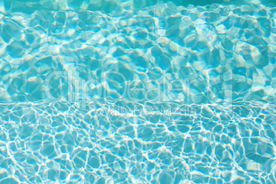 background of the blue swimming pool