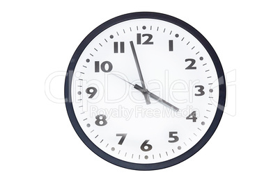 Wall clocks isolated on white