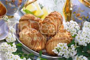 Morning tea with biscuits